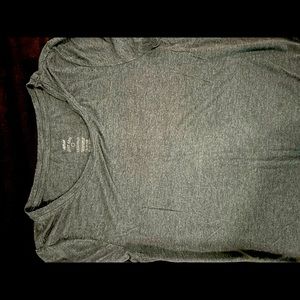 aerie heather grey just add leggings tee